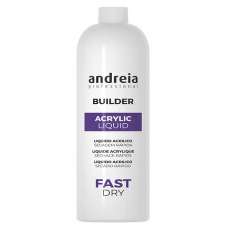 Andreia Profi Nail Builder Acrylic Monomer Liquid Fast Dry 1000ml - Salon Quality Quick Dry Liquid for Strong Nail