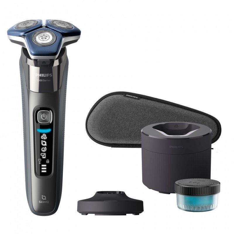 Philips SHAVER Series 7000 S7887/55 rasoir pour homme Rasoir rotatif Tondeuse Chrome