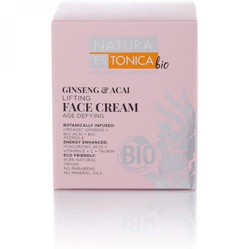 Natura Estonica Bio Ginseng & Acai Lifting Natural Face Cream 50ml