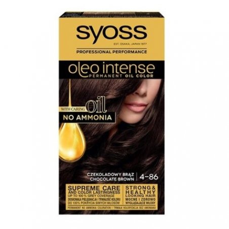 Syoss Oleo Intense Color ammonia-free hair color 4-86 Chocolate brown 50ml