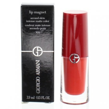 Armani - 'Lip Magnet Vibes' Liquid Lipstick 304 Scarlet