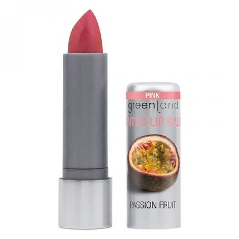 Greenland Lip Care with Color Passion Fruit - Nourishing Colored Lip Care with Shea Butter - Beautiful Naturally Pink