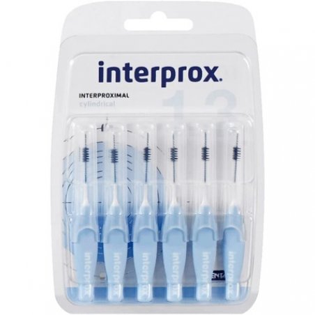 Interprox Interdental Brush Cylindrical Blue 6 Piece