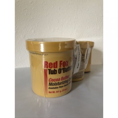 Red Fox Tub O'Butter Cocoa Butter Moisturizing Creme 12oz - Pack of 3