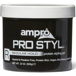 Ampro Pro Styl Styling Gel Protects and Strengthens Your Strands Non-Flaking Alcohol Free Vegan Formula Flexible