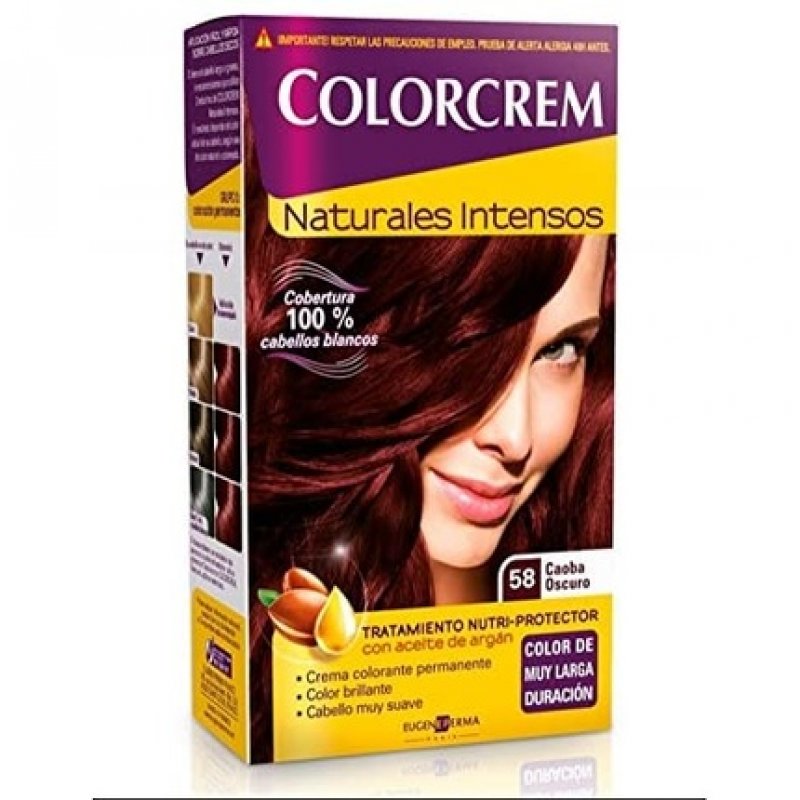 COLORCREM Hair Dye 058 Dark Mahogany Brown