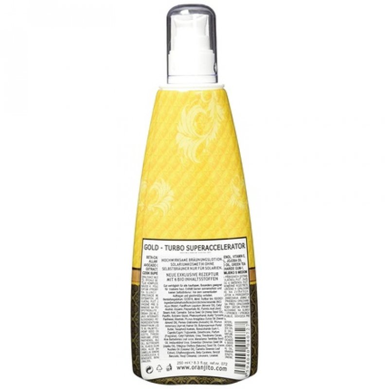 Oranjito Gold Turbo Max Effect Superaccelerator Tanning Lotion 250ml