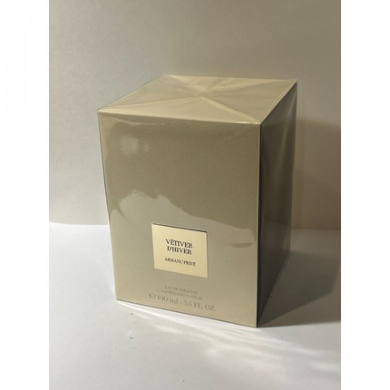 Armani Prive Vétiver d'Hiver Eau De Toilette 3.4 oz 100 ml - New in Box Sealed