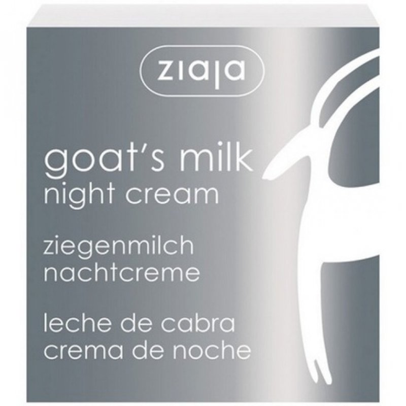 ZIAJA Goat's Milk Night Cream Moisturizer for Demanding, Dehydrated Skin 50ml