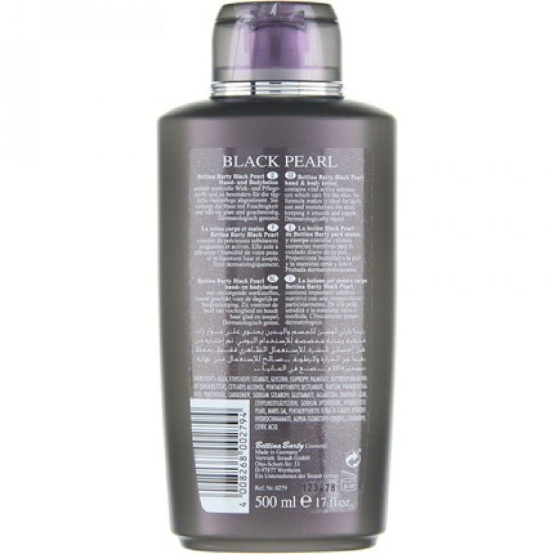 Bettina Barty Black Pearl Hand and Body Moisture Lotion 500ml