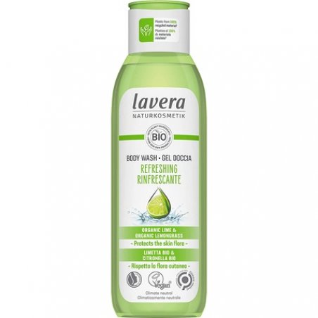 lavera Refreshing Body Wash with Organic Lime and Lemongrass 250ml