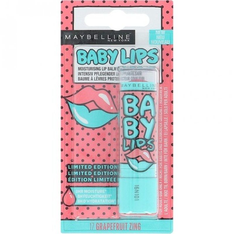 Maybelline Pop Art Citrus Baby Moisturising Lip Balm