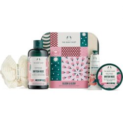 The Body Shop Bloom & Glow British Rose Essentials Body Care Holiday Gift Set 5-Piece