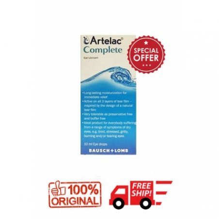 Bausch & Lomb Artelac Complete Eye Lubricant Drops 10ml