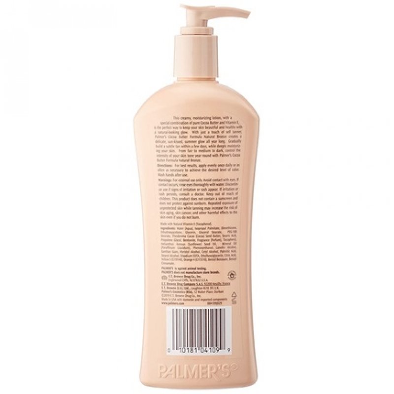 Palmers Natural Bronze Gradual Tanning Bottle 400ml Cocoa Butter