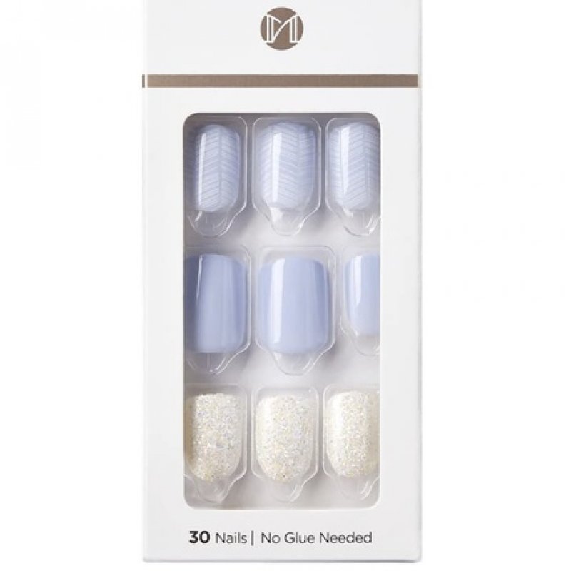 Kiss ImPress Press-On Manicure Short Length Nails Lavender Whisper