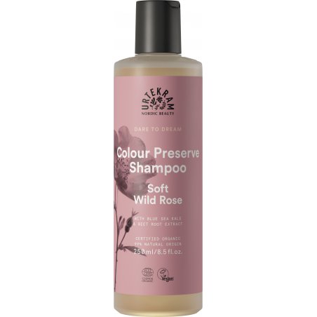 Urtekram Soft Wild Rose Colour Preserve Shampoo, 250ml