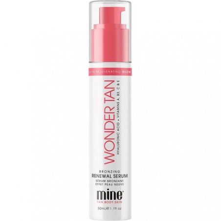 MineTan Wonder Tan Bronzing Renewal Facial Serum Tinted Moisturizer for Face 2 Fl Oz