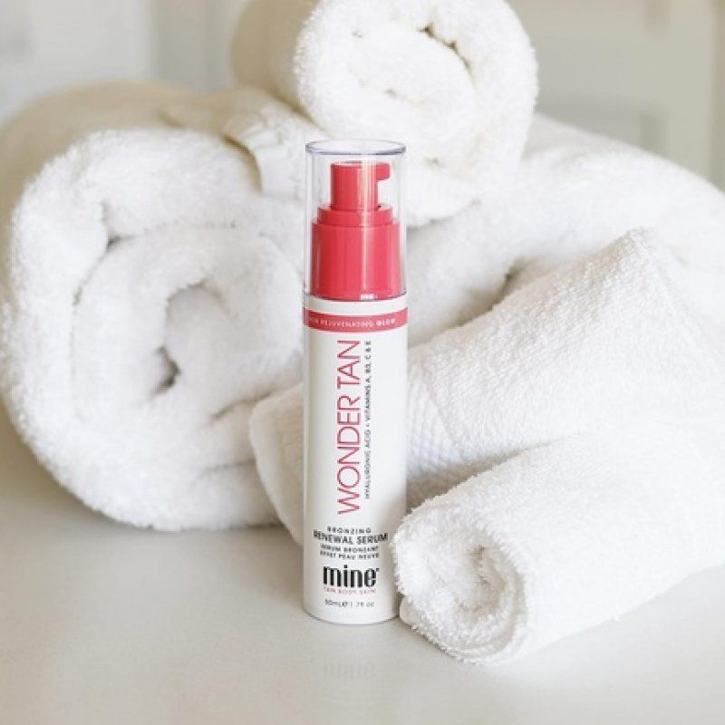 MineTan Wonder Tan Bronzing Renewal Facial Serum Tinted Moisturizer for Face 2 Fl Oz