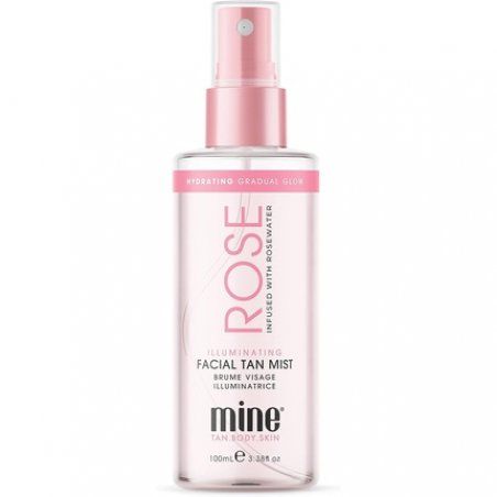 MINETAN BODY.SKIN Rose Illuminating Facial Tan Mist 100ml Rosewater