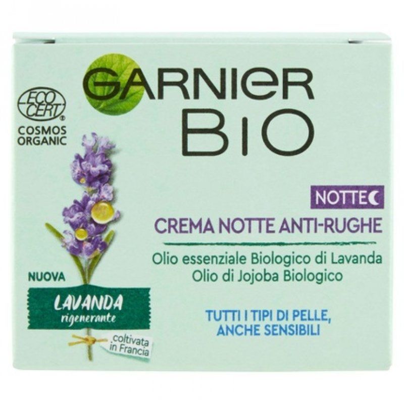 Garnier Bio Night Cream Regenerating with Lavender Enriched Formula with Argan and Jojoba Oils 50ml