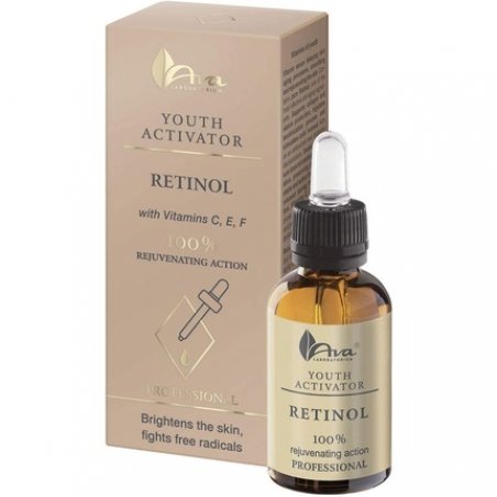 Ava Laboratorium Youth Activator Retinol Face Serum with Vitamins C, E, and F 30ml