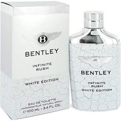 Bentley Infinite Rush Eau De Toilette Spray White Edition 3.4 oz 100 ml
