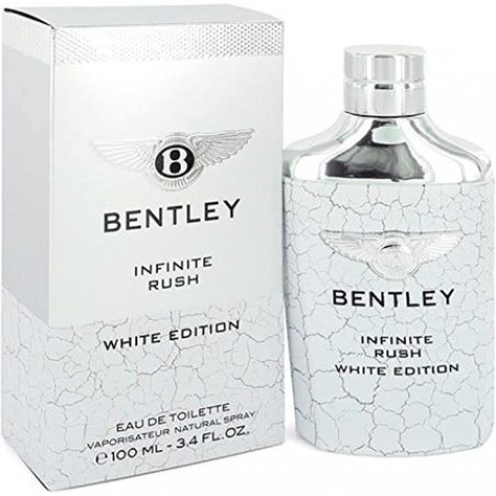 Bentley Infinite Rush Eau De Toilette Spray White Edition 3.4 oz 100 ml