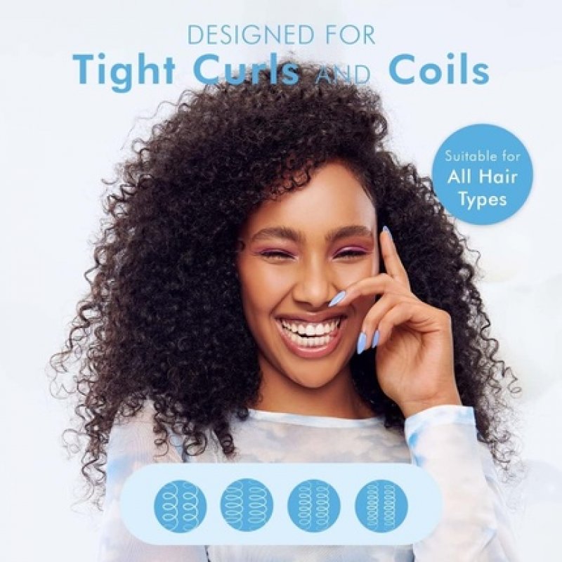 Tangle Teezer Hair Pick for 3C to 4C Hair Creates Lift and Volume Lilac