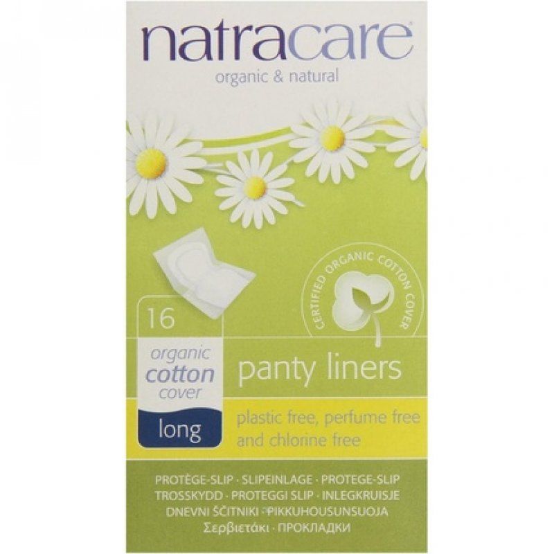 NATRACARE Long Wrapped Panty Liners 16 Count