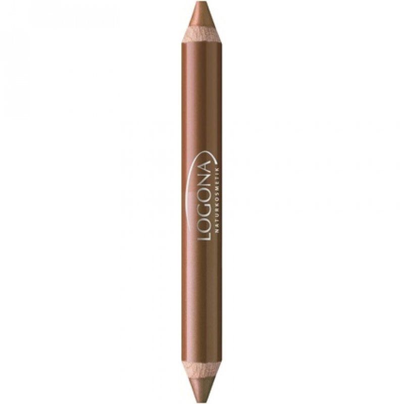 LOGONA Naturkosmetik Double Lip Pencil No. 06 Nut with Anti-Ageing Active Ingredient Complex 4.67g