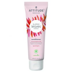 Attitude Super Leaves Conditioner 240ml Hair Color Protection - Avocado Oil & Pomegranate - Silicone-Free Hair