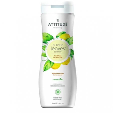 ATTITUDE Super Leaves Shower Gel Regenerating with Lemon Leaves 473ml