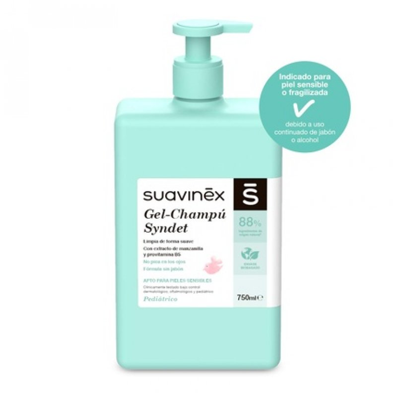 Suavinex Baby Shampoo Shampoo For Sensitive Skin. 750ml 750ml 1 Pack