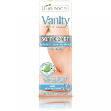 Vanity Soft Expert Ultra Moisturizing Hair Removal Set for Bikini and Body 100ml