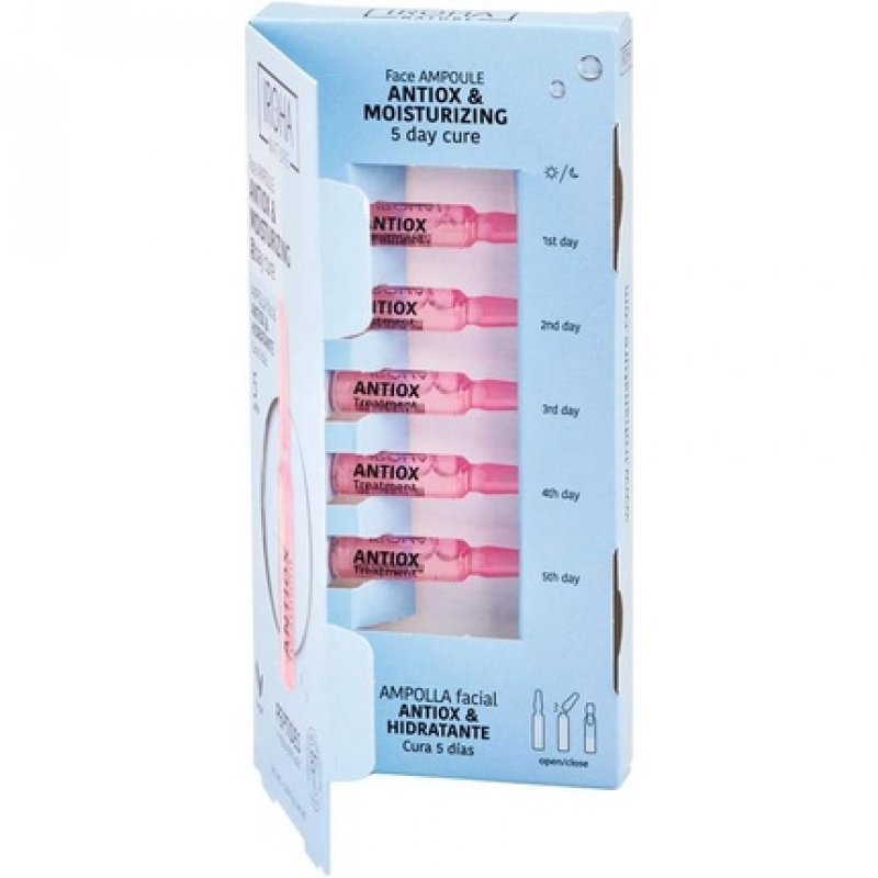 Iroha Nature Facial Ampoules Antioxidants with Peptides Daily Treatment 5 Units