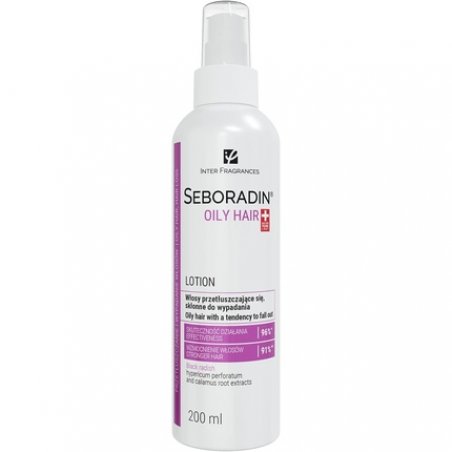 Seboradin Oily Hair Antibacterial Hair Lotion for Oily Hair Loss and Thinning 200ml