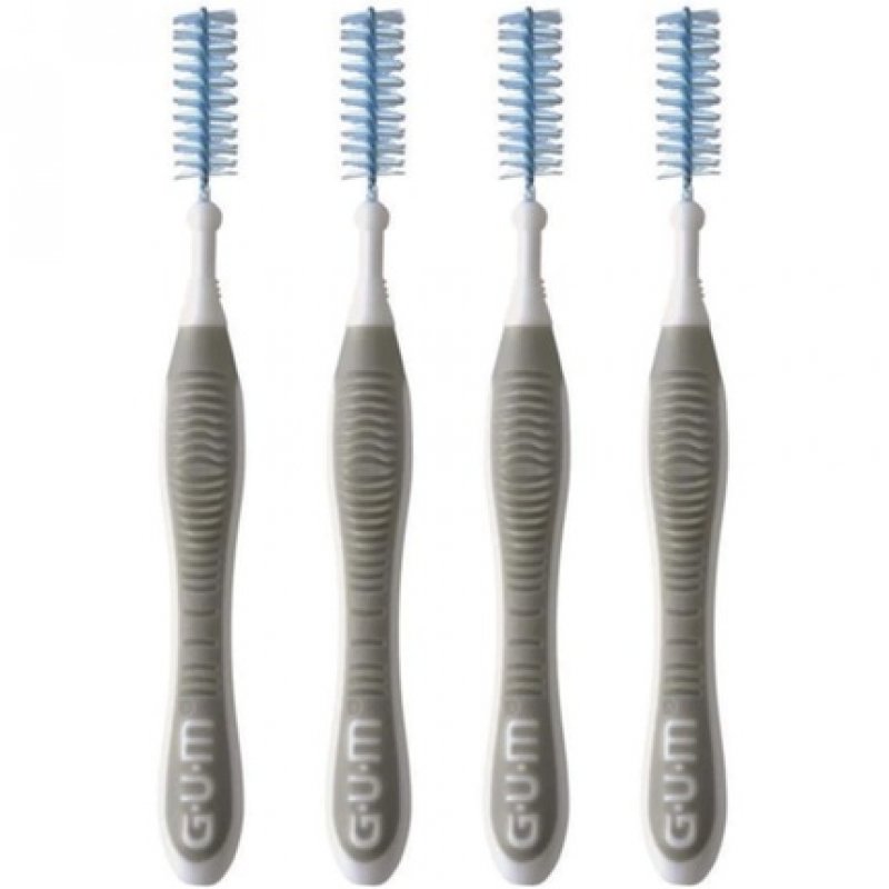 Trav-Ler Brush Heads Fine Cylindrical 2.0mm Size 6 G.U.M 4 Brush Heads