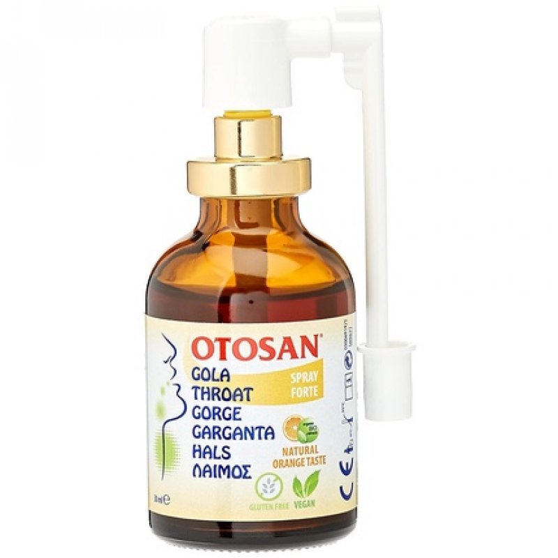 Otosan Natural Throat Spray with Plant-Based Ingredients 30ml