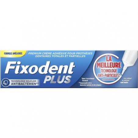 Fixodent Plus The Best Anti-Particulate Technology Adhesive Cream for Dentures 40g