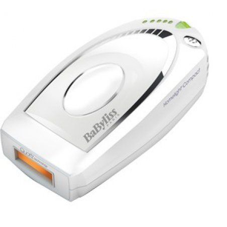 BaByliss G935E épilateur léger Lumière pulsée 4 J/cm² Argent, Blanc