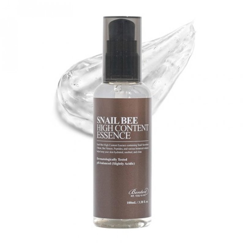Benton Snail Bee Highcontent Essence 3.38 fl.oz Snail Mucin Essence Bee Venom Serum Korean Serum for Face