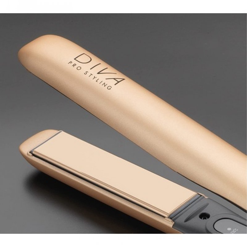 Diva Pro Styling Precious Metals Touch Straightener Rose Gold with Macadamia Argan Oil and Keratin Infused Ceramic
