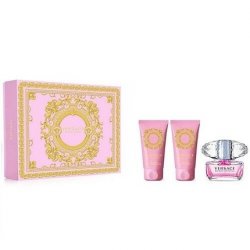 Versace Hellkristall 50ml EDT Spray 50ml S.Gel 50ml B.Lotion Gift Set 2023