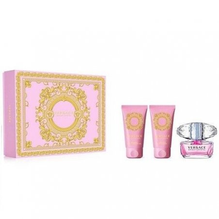 Versace Hellkristall 50ml EDT Spray 50ml S.Gel 50ml B.Lotion Gift Set 2023