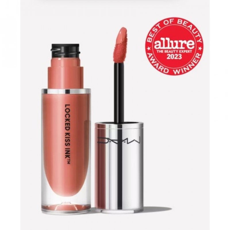 MAC Locked Kiss Rouge Tint 24 Hour Liquid Lipstick - Full Size New in Box