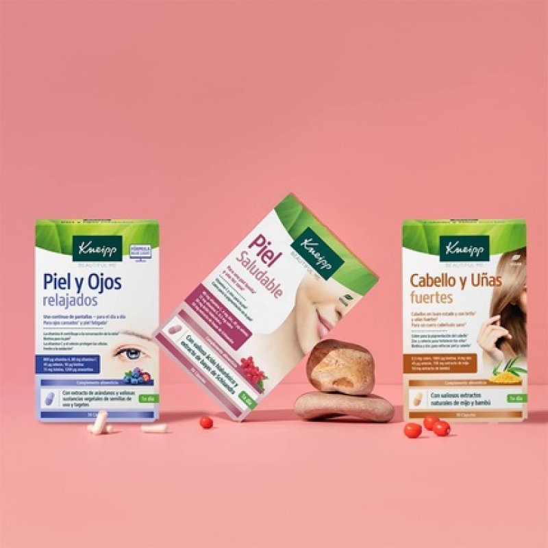 Kneipp Strong Hair and Nails Supplement with Biotin, Selenium, Copper, Zinc, Millet and Bamboo, Hair Vitamins,