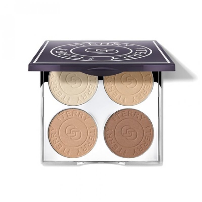 By Terry Hyaluronic Hydra-Powder Palette 4-Shade Vegan Contour Palette for Flawless and Matte Complexion Medium to Warm