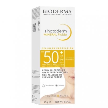 BIODERMA Photoderm Mineral Cream SPF 50 with Free Photoderm After Sun Cream 100ml 75g