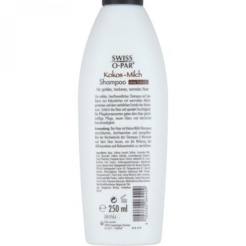 Swiss-o-Par Coconut Milk Shampoo 0.25L